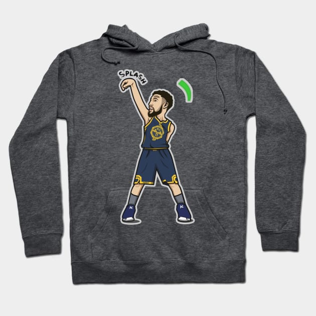 Klay Thompson Cartoon Style Hoodie by ray1007